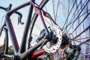 Road bike disc brakes