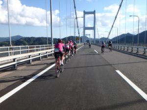 riding the Shimanami Kaido