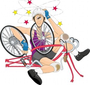 anxiety caused by a cycling accident
