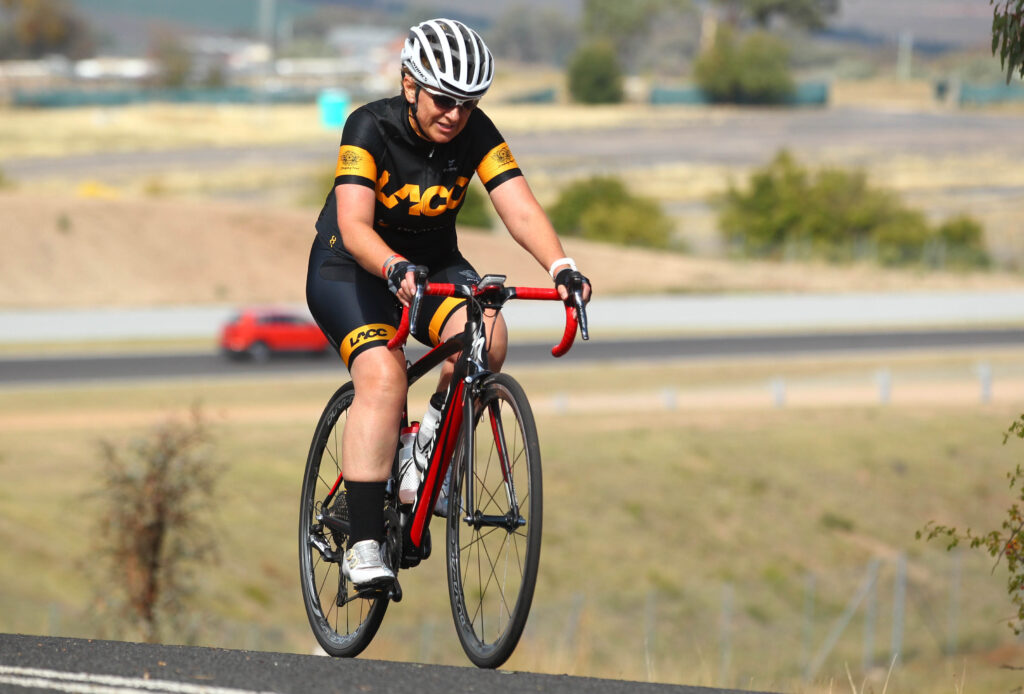 riding up steep hills on a road bike