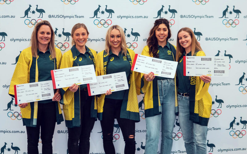 women of the Australian Olympic Cycling Team